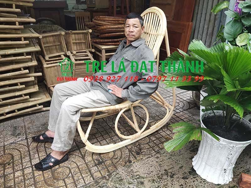 Ghế Mây Lắc Lư - GMLL009